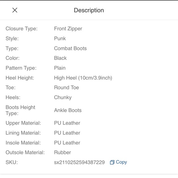 Shein boots - Picture 7 of 7